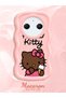 Redmi A3 Pro Compatible Case Camera Protector Pink Silicone Couple Phone Case Kitty Pattern - 2