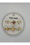 Mixed figure variable model 6-piece adjustable size and joint combination ring set - 2