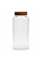 Hamid Glass Canister with Wooden Lid — 3300 ml
