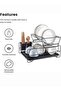 Dish Rack Dish Drying Stand Dish Drainer Plate Rack Dish rake Kitchen Organizer Dish Drying Rack Countertop Large Antibacterial Kitchen Utensils Dish racks Dish Stand - 3