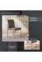 JUNIPER DINING CHAIR - GREY & SILVER - 4