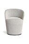 LARO SWIVEL DINING CHAIR - GREY - 6