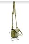 Women's Mini Size Adjustable Strap Knot Detail Shoulder and Crossbody Bag Green (15*13 cm) - 2