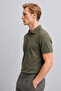 Men's 100% Cotton Standard Fit Polo Collar Basic T-Shirt - 5