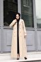 Double-Breasted Collar Belted Long Youth Sports Trench Coat - 2