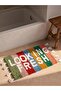 Mixed Color Block Tasseled Bath Mat 50X80 cm (W6)