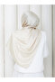 Patterned Cotton Fiber Hijab Daily Soft Special Textured Lightweight Shawl - 4