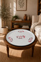 No 60 Enamel Tray Tableware, Food Presentation Tray, Floor Table Zinc ~58 cm - 2