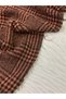 Plaid Wrinkled Fabric Lightweight and Stretchy - Tile Black Plaid - 6