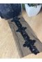 Floral Motif Bead Embroidered Decorative Tulle Ribbon (1Mt) - 2