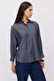 Women's Vertical Textured Relaxed Fit Shirt - 3