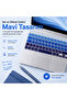MacBook Pro 16.2 Inch M1 M2 M3 M4 M5 A2485 A2991 Compatible Turkish Q Keyboard Protector Blue Ombre Silicone - 4