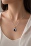 Night & Day Moving Locket Steel Necklace (Silver Color) - 2