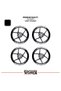 Yamaha yzf-r7 wide rim cover sticker decal model 16-piece set high quality stickers - 2