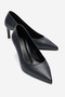 Velmira Navy Blue Matte Women's Heeled Shoes