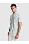 Aqua Green Linen Blend Regular Fit Short Sleeve Shirt 50320933-Vr048 - 3