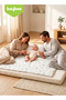 Baby Tencel Quilt Blanket with Pillow Set for Crib, Cot and Stroller | Ultra-Soft Breathable Quilts 110 × 90 cm, Reversible Kids Hypoallergenic Bedding for Newborn Infants, Boys & Girls - House - 3