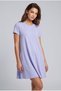 Women's 100% Cotton Short Sleeve Bell Dress Lilac