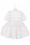 Lase Collection Three Quarter Sleeves, Pearl Detail, Lined Evening Dress for 2-16 Years Old, Birthday, Special Occasion, Graduation - 6