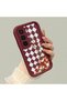 Tecno Spark 40 Pro Plus Compatible Case Camera Protector Burgundy Silicone Couple Phone Case Floral Pattern - 3