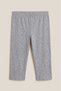 Women's Gray Plus Size Cotton Lycra Below Knee Capri Leggings |   High Waist No-Show Flexible Daily Leggings - 7
