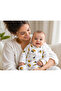 100% Cotton Bee-Themed Baby Romper Long Sleeve Snap Fastener Newborn Romper 0-3 Months 3-6 Months 6-9 Months - 4