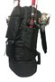 Black, Waterproof Fabric Camping, Fishing and Travel Backpack with Thermal Compartment 70*34*27 cm - 2
