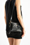 Black Patent Leather Women's Faux Leather Stitched Adjustable Crossbody and Hand Strap Portfolio, Clutch Bag - 2