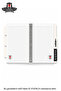 New Season Licensed Cardboard Cover Spiral Planner Notepad with Vivenca and Bookmark - 7