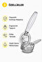Lemon Squeezer with Transparent Chamber Citrus Juicer Fruit Juicer Bpa-Free Lemon Squeezing Apparatus Ergonomic Design - 4