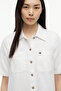Tjw Women's Ribbed A-Line White Dress - 2