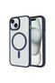 iPhone 13 Case Magsafe Supported Camera Raised Matte Anti-Fingerprint Silicone Senk