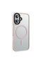 iPhone 16 Plus Case Magsafe Supported Camera Raised Matte Anti-Fingerprint Silicone Brsa - 6