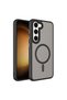 Galaxy S23 Case Magsafe Supported Camera Raised Matte Anti-Fingerprint Silicone Omsy - 4