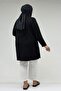 68057 Plus Size Half Zip Modal Tunic - Black - 6