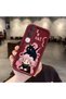 Vivo Y31 5g Compatible Case Camera Protector Claret Red Silicone Couple Phone Case Cat Pattern