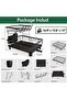 Dish Drainer Rack, Dish Drainer with Drip Tray and Drainer Mat, Stainless Steel Dish Rack with Utensil Holder, Swivel Spout, Draining Board for Kitchen Counter, Black, 2 Tier - 5
