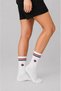 Icone Unisex White Sports Socks, Long Sports Socks, Sports Socks, Socks, White Socks - 4
