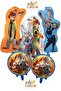Zootropolis Balloon Set 5 Pieces Zootopia Judy Hopps Balloon Zootopia Nick Wilde Balloon - 2