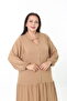 Xlmodam Women's Lycra Viscose Plus Size Dress - 8
