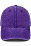 Premium Purple Washed Canvas Sun Hat |   Unisex Retro Summer Sports Cap
