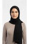 Premium Combed Viscose Shawl Tok Duruşlu Non-Slip Black