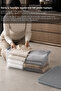 30Lt Elora Storage Box - Lockable Lid Closet Organizer Multi-Purpose Box Gray - 4
