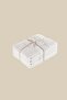 Egyptian 100% Egyptian Cotton 4-Piece Towel Set 30X50 cm Bright Ecru - 8