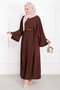 Ceyda Tesettür Abaya Brown - 3