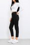 Julia Milano New Season Boyfriend Casual Women's Black High Waist Lycra (2026) - 2