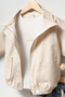 Girl's Jacket, T-Shirt, Star Stone Detailed Loose-Legged Jean Trousers 3-Piece Set 9103 Spr - 6