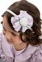Baby Girl Evening Dress Heart Motif Jacquard Heart Cut-Out Back Dress and Headband Set - Birthday, Party, Wedding, Mevlüt (6, 12, 18, 24 Months) 35461Pr - 2