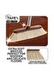Broom for wooden floors & 3-parted handle - 4