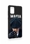 Samsung-A71 Compatible Mafia Patterned Silicone Case - 3